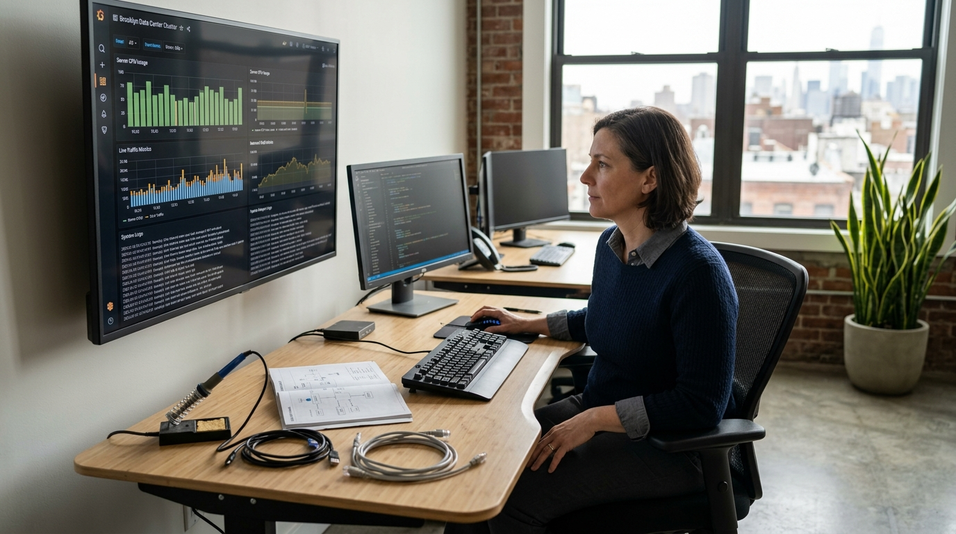Brooklyn IT Solution managed services dashboard