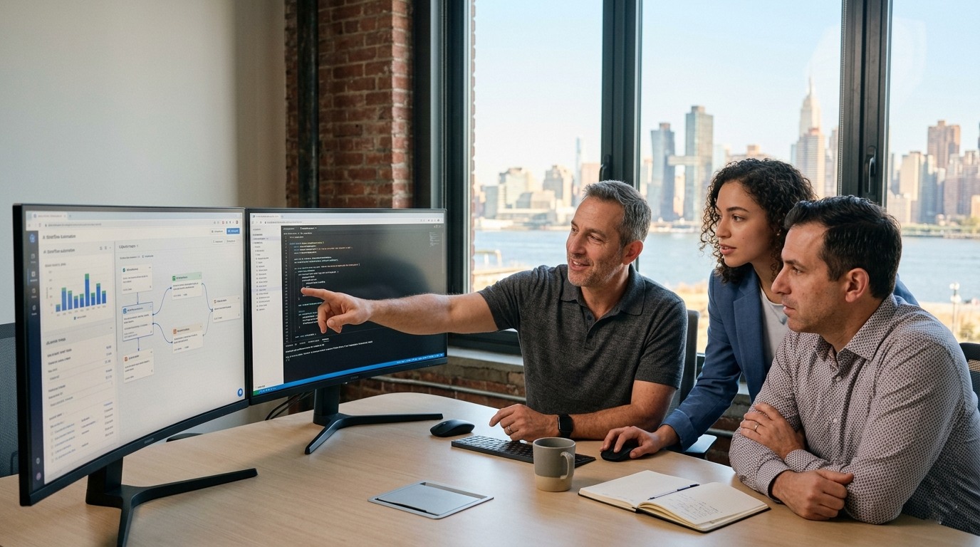 Brooklyn IT Solution mentor working on custom AI solution